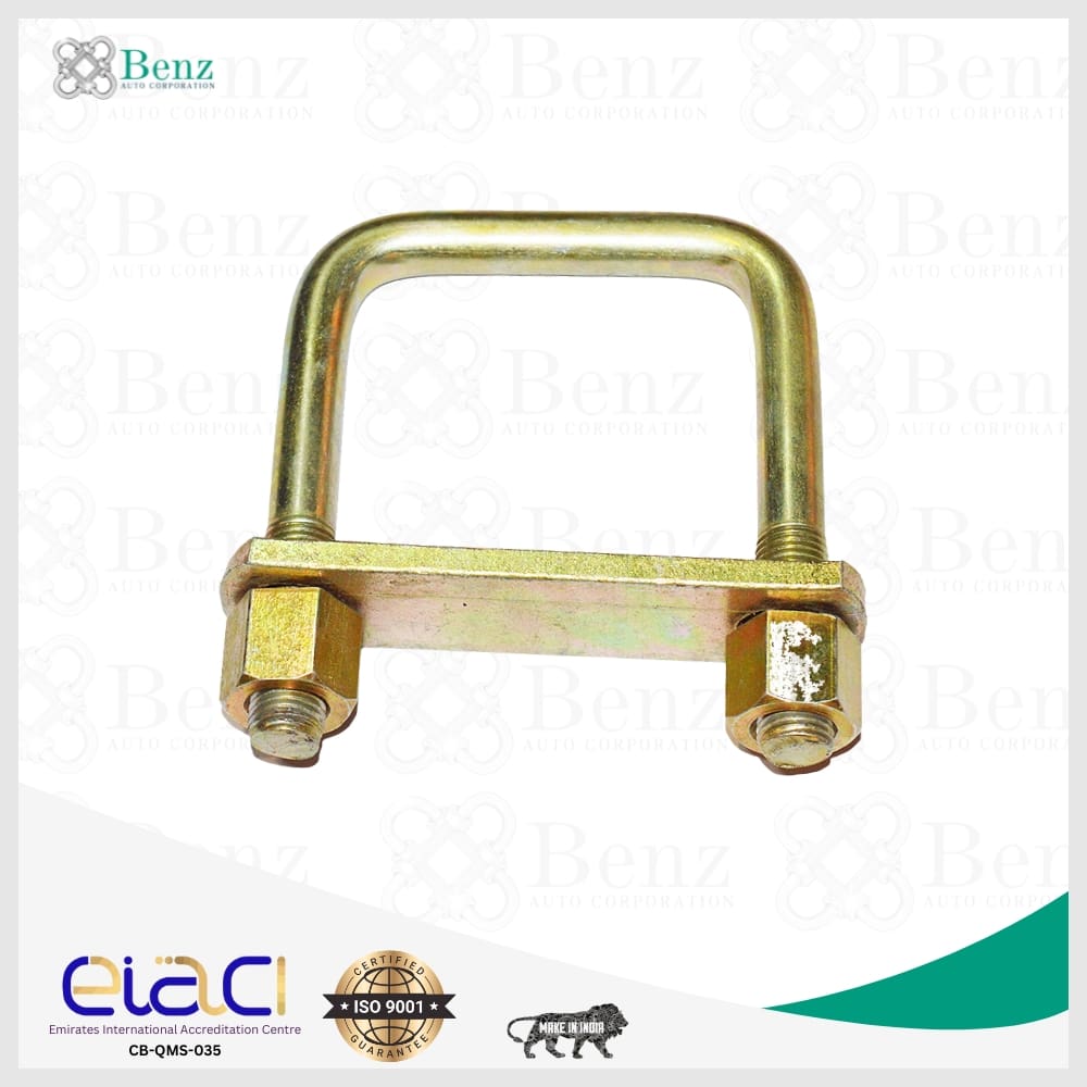 U-Clamp-With-Plate1, Square, Flat